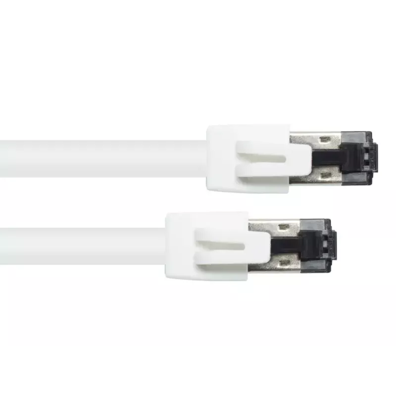 Võrgukaabel Alcasa 8080-050W Valge 5m Cat8.1 S/FTP