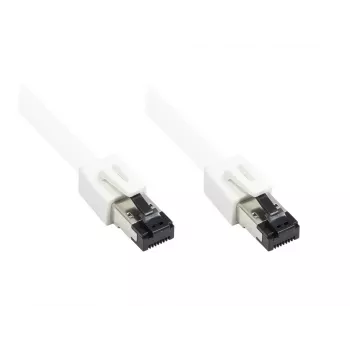 Võrgukaabel Alcasa 8080-050W Valge 5m Cat8.1 S/FTP