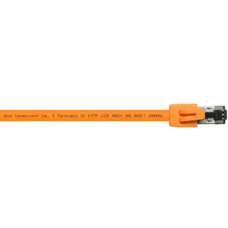 Võrgukaabel Alcasa 8080-075O Oranž 7.5 m Cat8.1 S/FTP
