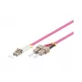 Fiiberoptiline kaabel Alcasa LW-830LS4 30 m LC SC Purpurne