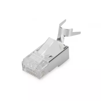 Digitus CAT 6A modulaarpistik ümarkaabli jaoks varjestatud 100 tk RJ-45 isane
