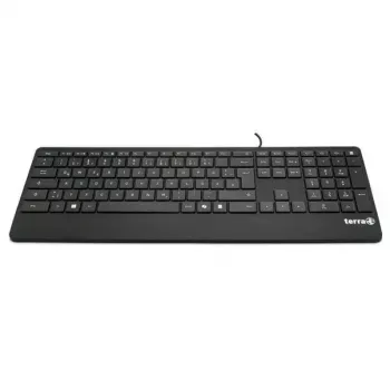Wortmann AG klaviatuur 4000 juhtmega USB Copilot QWERTZ 105 klahvi saksa paigutusega 1,80 m kaabel must