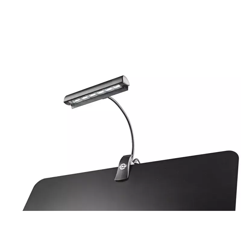 Noodipuldi valgusti König & Meyer 12248-000-55 LED aku ja vahelduvvooluga must