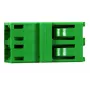Fiiberoptiline adapter LC/APC Telegärtner J08071A0004 roheline
