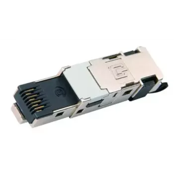 RJ45 Connector Telegärtner J80026A0045 Must Stainless Steel