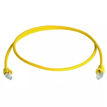 patch-kaabel Telegaertner MP8 FS 500 LSZH 0,25 m Kollane Cat6a SF/UTP (S-FTP) RJ-45–RJ-45