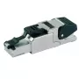 Telegärtner MFP8 T568 A Cat.6A RJ-45 pistik, must/hõbedane