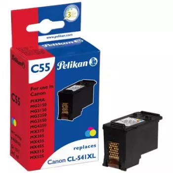 Tindikassett Pelikan C55, pigmendipõhine värvitint 6 ml, kolmevärviline CMY, 1 tk