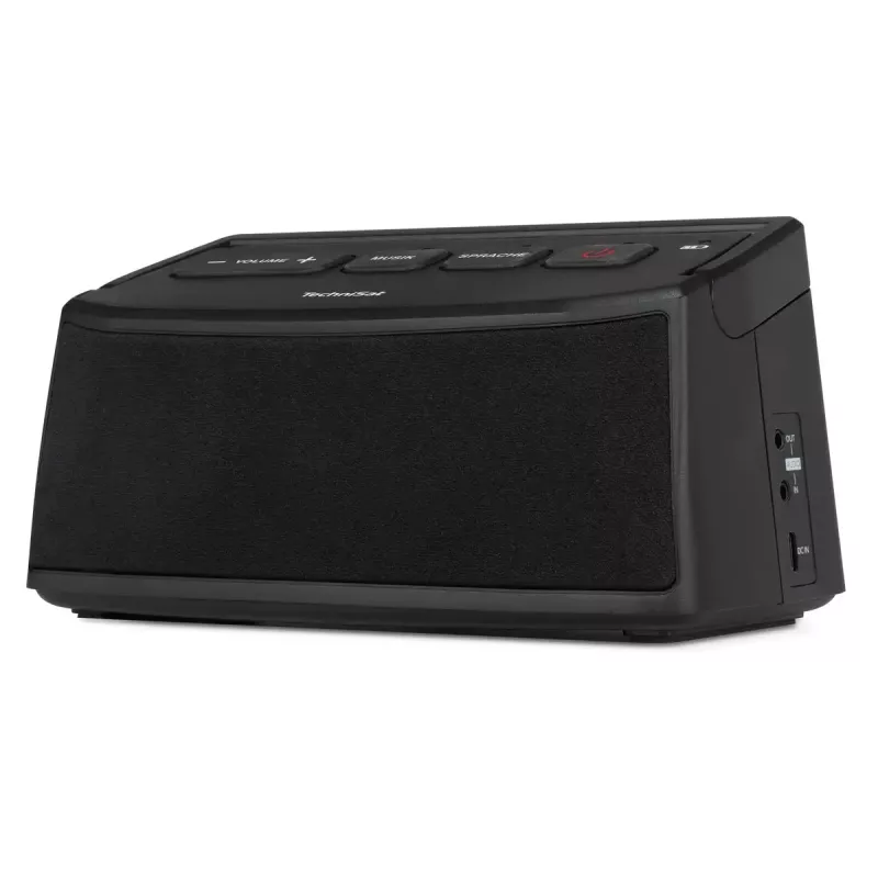 Stereo kaasaskantav kõlar TECHNISAT ISIBOX 1 — 4 W RMS, juhtmega ja juhtmevaba, sisseehitatud aku, USB-C, must