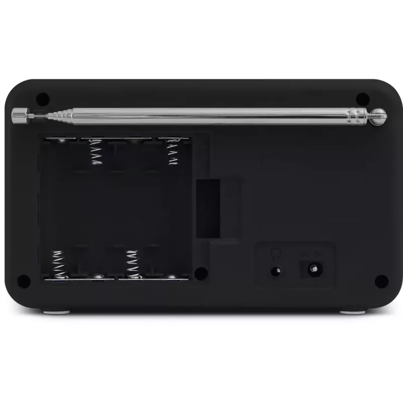 Kaasaskantav raadio TECHNISAT VIOLA 2 – DAB+ ja FM, LCD-ekraan, 1 W, 3,5 mm pesa, must