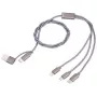 USB-C - USB-A laadimiskaabel TROIKA CBL30/GY, 1 m, hall
