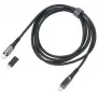 Laadimiskaabel TROIKA SPEEDY XL must – USB laadimis- ja andmekaabel, mudel CBL20/BK