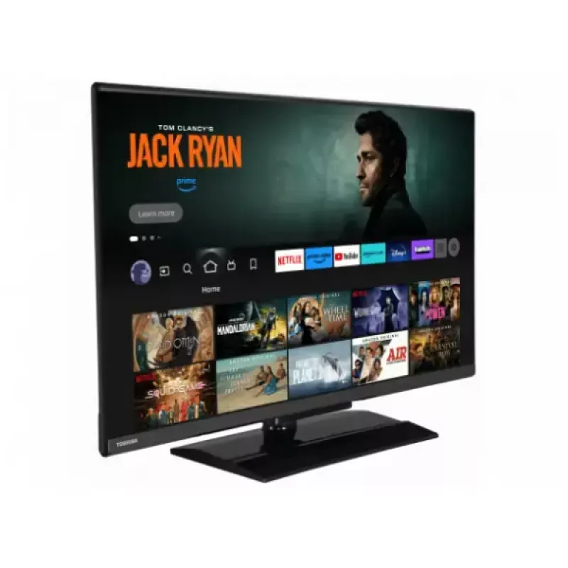 Toshiba 32LV3F63DA 32-tolline (81,3 cm) Full HD DLED nutiteler, 1920×1080, 250 cd/m², DVB-C/DVB-S2/DVB-T2, must