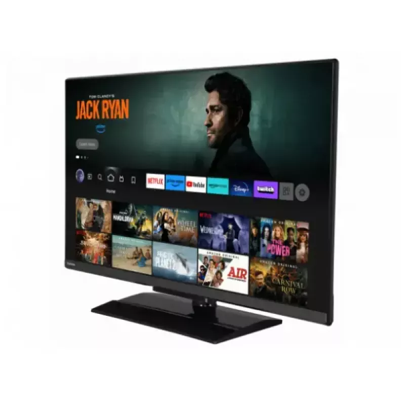 Toshiba 32LV3F63DA 32-tolline (81,3 cm) Full HD DLED nutiteler, 1920×1080, 250 cd/m², DVB-C/DVB-S2/DVB-T2, must