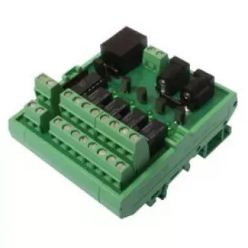 Releekarbi jadamuundur/kordur/isolaator, ONLINE USV-Systeme CON_R_AUX, 12 V, 500 mA, 68×45×78 mm, 0,1 kg, must/roheline