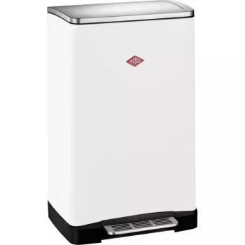 Prügikast Wesco Big Double Boy valge matt 112755 — 2 lahtriga