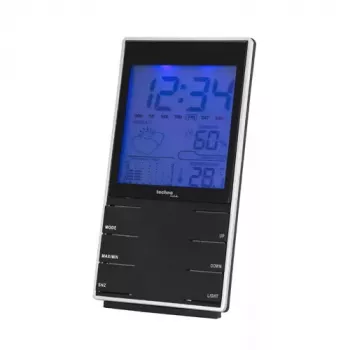 Digitaalne ilmajaam Technoline WS 9120 must hõbedane