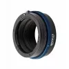 Kaamera objektiivi adapter Novoflex NEX/PENT — kinnitusadapter Sony NEX-ilt Pentax K-le, must/sinine