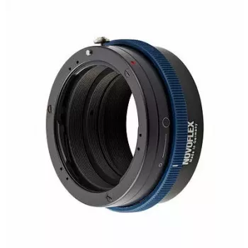 Kaamera objektiivi adapter Novoflex NEX/PENT — kinnitusadapter Sony NEX-ilt Pentax K-le, must/sinine