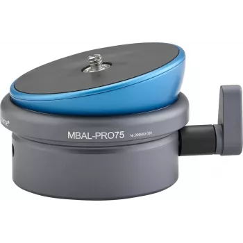 Nivelleerimiskalott Novoflex Magic-Balance 75 MBAL-PRO75 — nivelleerimispea statiividele, 75 mm platvormi läbimõõt, kompaktne kerge disain