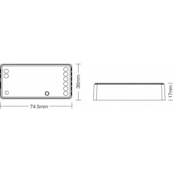 LED-kontroller MiBoxer FUT037Z+ 3in1 RGBW Zigbee 3.0