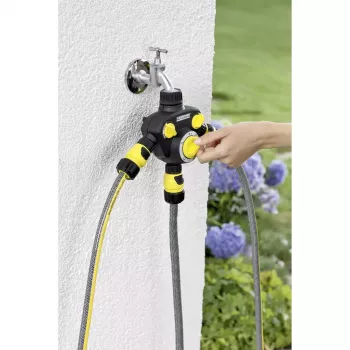 Mechanical watering timer Kärcher WT 2.000 Must kollane