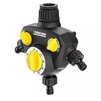 Mechanical watering timer Kärcher WT 2.000 Must kollane