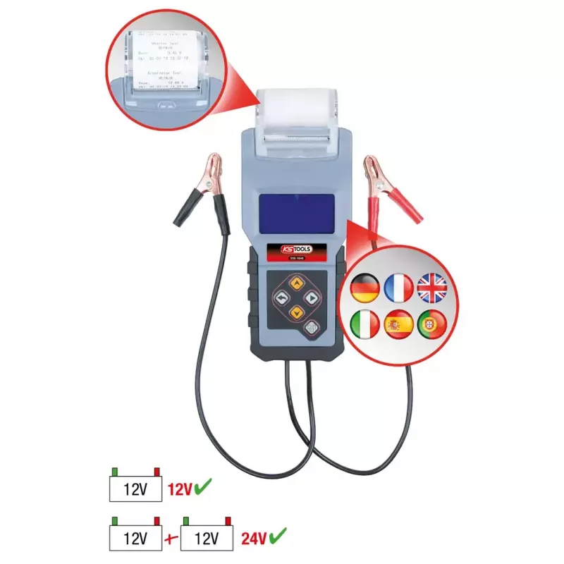 Akutester KS Tools 550.1646 Must Sinine 1,5 kg