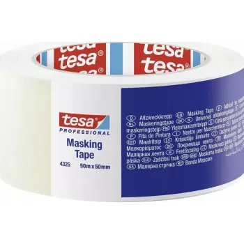 Masking Tape Tesa 04325 50 m × 50 mm, Valge, general-purpose painter's tape