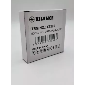 Kinnituskomplekt Xilence XZ175 metallist must hõbedane