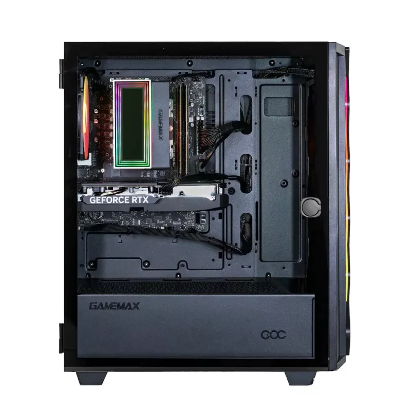 Hyrican GAMEMAX Diamond BK 7795 arvuti – AMD Ryzen 5 5500, 16 GB DDR4, 1 TB SSD, NVIDIA GeForce RTX 5050, Windows 11 Home, must