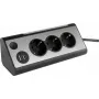 Pikendusjuhe REV 2400050010, 3 pistikupesa ja 2 USB-pordiga