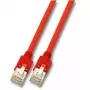 Networking kaabel EFB Elektronik RJ45 (X) S/FTP Cat5e Punane 3 m