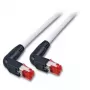 Võrgukaabel EFB Elektronik RJ45 90°S/STP Cat6 RJ-45 Cat7 1 m Hall