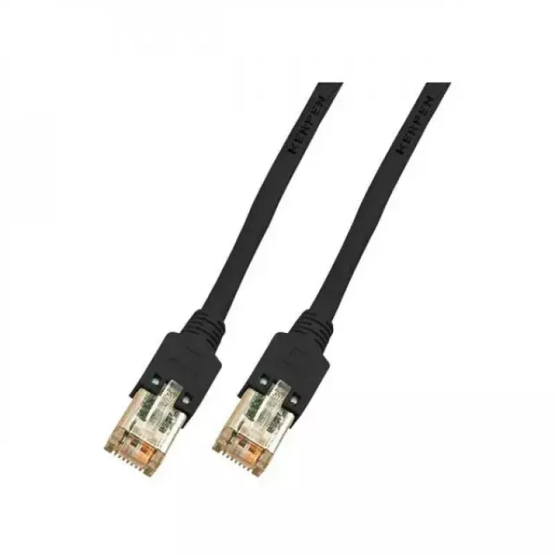 Võrgukaabel Draka K8072.0 Cat5e F/UTP (FTP) 0,5 m, RJ-45 – RJ-45, kullatud kontaktidega, must