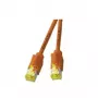 Võrgukaabel EFB Elektronik 0,5 m RJ45 Cat6a oranž