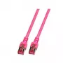 Networking kaabel EFB Elektronik RJ45 S/FTP Cat.6 10m magenta