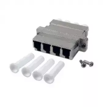 Juhtmepistik EFB Elektronik LC metallikvalge, isane, 34,7×29,2×9,3 mm
