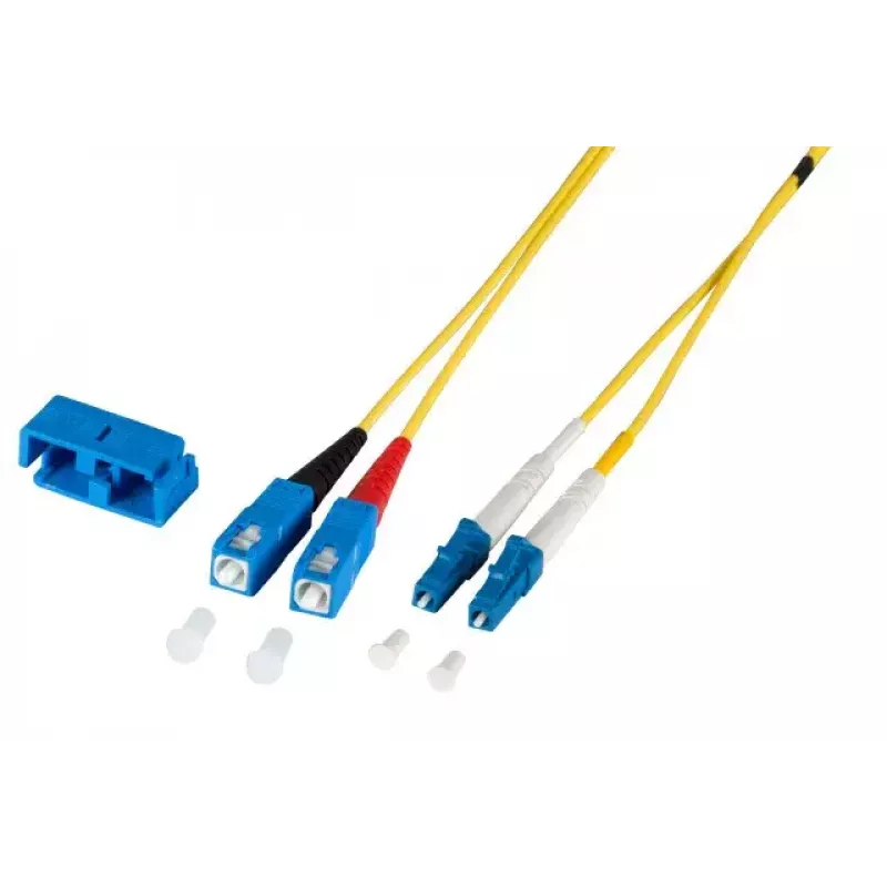 Fiiberoptiline kaabel EFB Elektronik O0360.0,5 0.5 m LC SC kollane