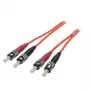 Fiiberoptiline kaabel EFB Elektronik O6013.15 15 m ST oranž