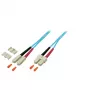 Fiiberoptiline kaabel EFB Elektronik O7413.15 15 m SC türkiissinine