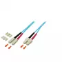 Fiiberoptiline kaabel EFB Elektronik O7413.2 2m SC Türkiis