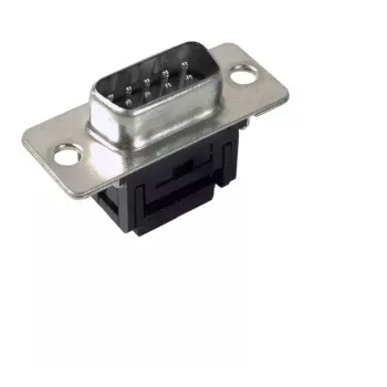 Juhtmepistik D‑Sub EFB Elektronik 29062.1, must metallviimistlus