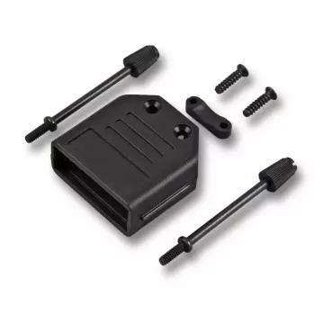 Juhtmepistik Dsub 15-kontaktiline EFB Elektronik 29477.1 Must