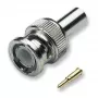 Koaksiaalne BNC-pistik, isane, sirge, EFB Elektronik 52500.2, 50 Ω takistus