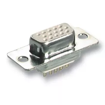 Juhtmepistik EFB Elektronik 34501.1 DSub 15-kontaktiline Metallik