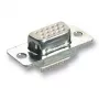 Juhtmepistik EFB Elektronik 34501.1 DSub 15-kontaktiline Metallik
