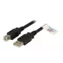 USB-kaabel EFB Elektronik K5256SW.1,8 1,8 m USB A USB B Must