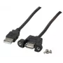 USB-kaabel EFB Elektronik K5291SW.3V2 3m USB A must