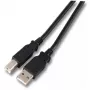 USB kaabel EFB Elektronik K5255SW.0,5 0.5m USB A to USB B Must